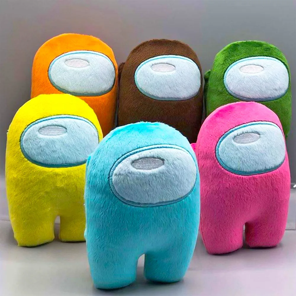 

12Pcs/Set Among Us Plush Toys Game Soft Stuffed Toys With Music Kawaii Cute Doll Kids Gift Game Figure Animal 12 Colors