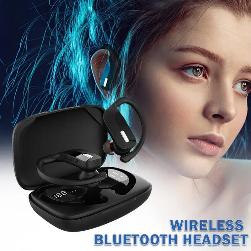 

Новая Bluetooth-гарнитура T17TWS с подвесными ушками, беспроводная Спортивная бинауральная гарнитура