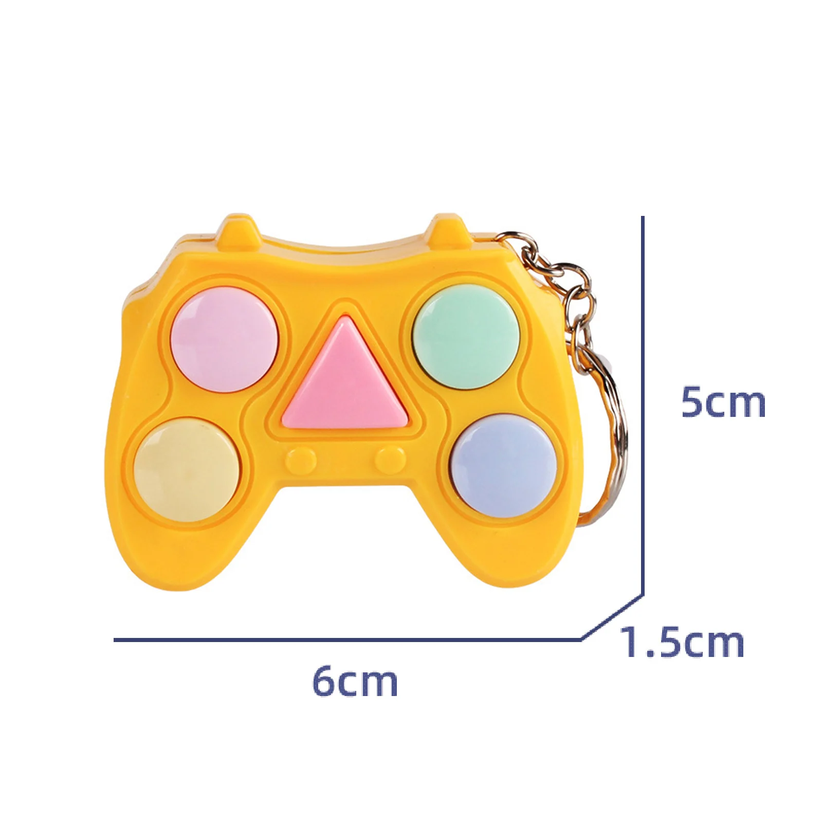 

1PC Colorful Gamepad Shape Memory Maze Cube Gadget Keychain Novel Anxiety Stress Relief Fidget Toy Educational Breakthrough Game
