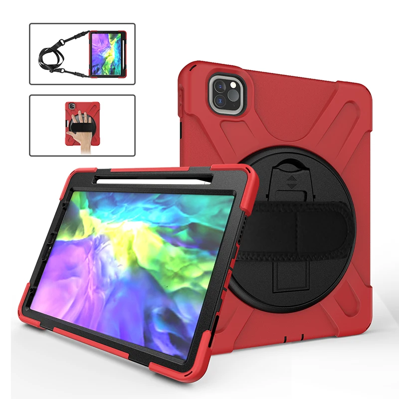 Чехол-накладка для iPad Pro 11 дюймов противоударный силиконовый с отделением