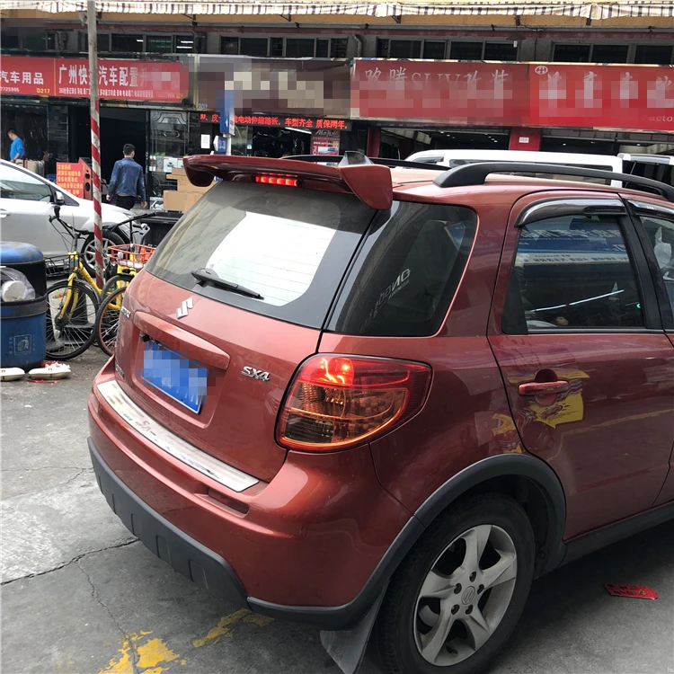 Для Suzuki SX4 спойлер высокого качества ABS Материал заднего крыла автомобиля