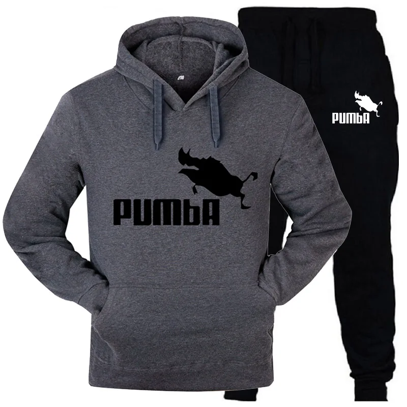 men 2pcs Sport Sets Women Winter Autumn Tracksuit Long Sleeve Hoodie Top+Sweatpants Men Outfits Running Suit Sportswear - Цвет: 5