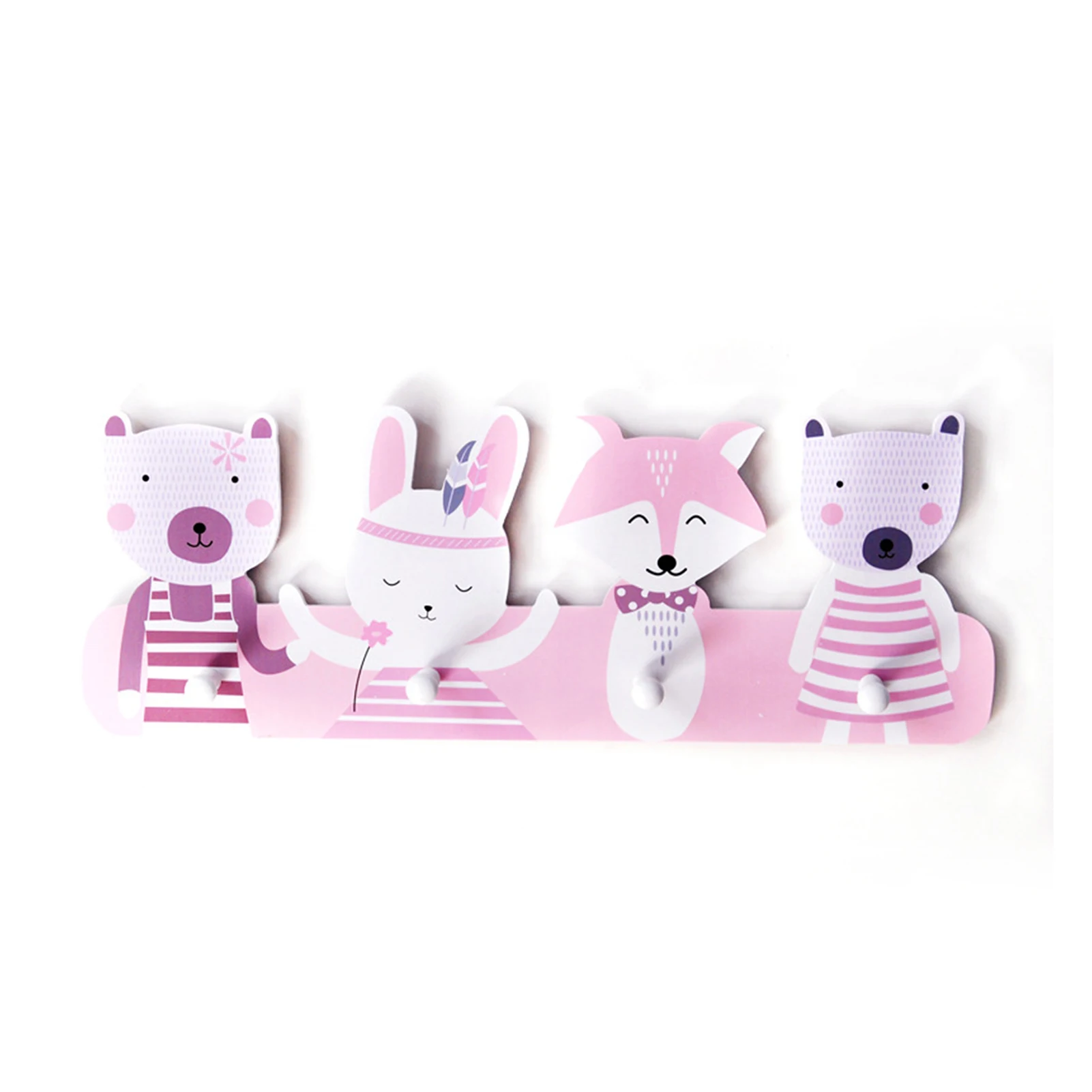 

Swan Animal Wooden Comb Board Cartoon Wall Hanging Decoration Home Decoration Hallway Coat Hook Storage Display K9Store