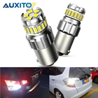AUXITO 2x 1156 светодиодный Белый DRL для Skoada VW BMW Lada Kia BA15S P21W 7443 T20 W215W 1157 BAY15D светодиодный светильник заднего хода для автомобиля