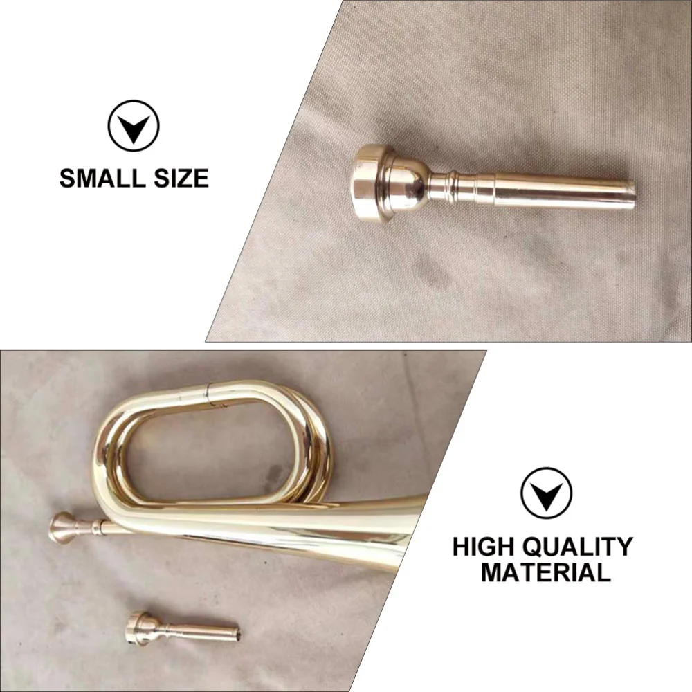 

1 Set/2PCS Trumpet Mouthpiece with Mouthpiece Brush Instrument Supply