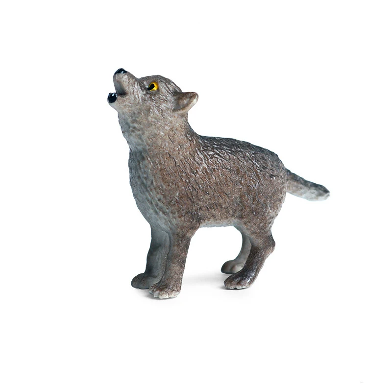 13 Style 3D High Quanlity Emulational Animal Decoration Wolf Model Coyote Specimen Souvenirs Birthday Gift Kid Toy Home Ornament | Украшения