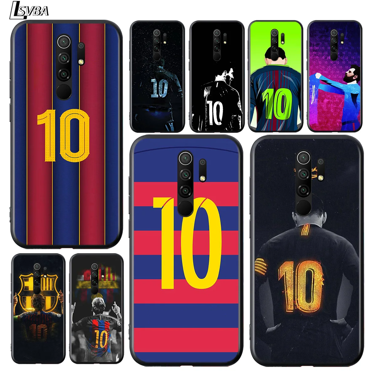 

Cool Football Number 10 For Xiaomi Redmi 9A 9C 9 Prime GO 8A 8 7A 7 Y3 S2 Y2 6A 6 5A 5 4X Pro Plus Phone Case