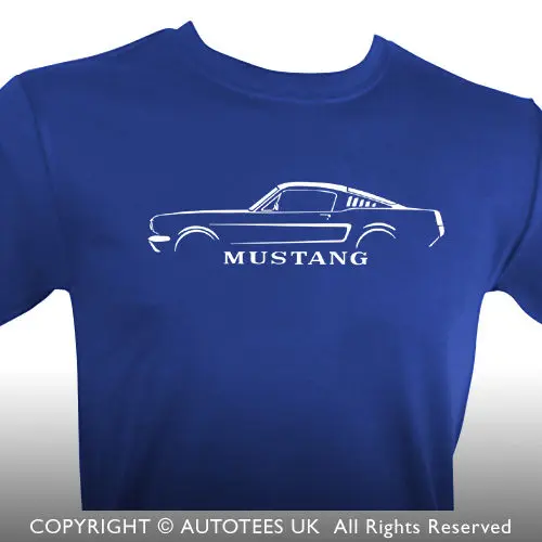 

2019 New Fashion Summer Tee Shirt CLASSIC America MUSTANG FASTBACK INSPIRED CAR T-SHIRT Cotton T-shirt