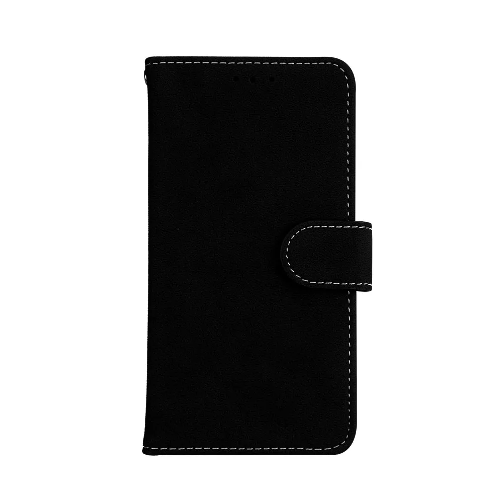 Black Кожаный чехол-бумажник для Xiao mi Red mi 7 Note 7 Pro Note 6 Pro GO mi 9T Pro mi 8 Lite 9 SE Max Play Pocophone F1 k20 pro Чехол-книжка - Цвет: Black