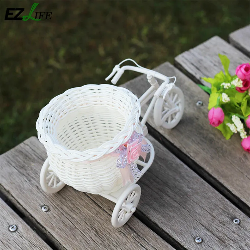 Плетению ротанга искусственный цветок корзины ручной работы имитация