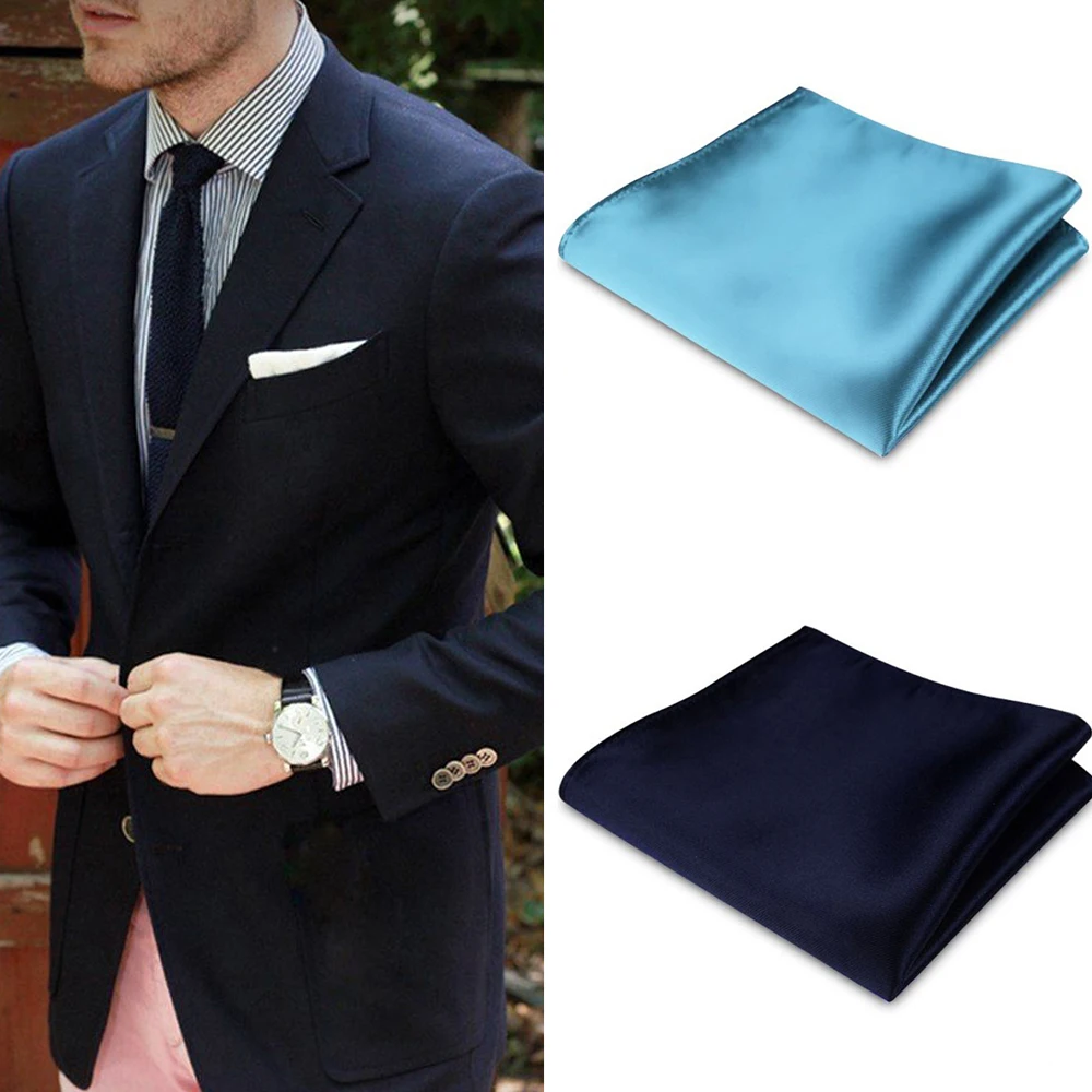 Однотонный мужской Карманный платок для костюма однотонный шарф свадебное