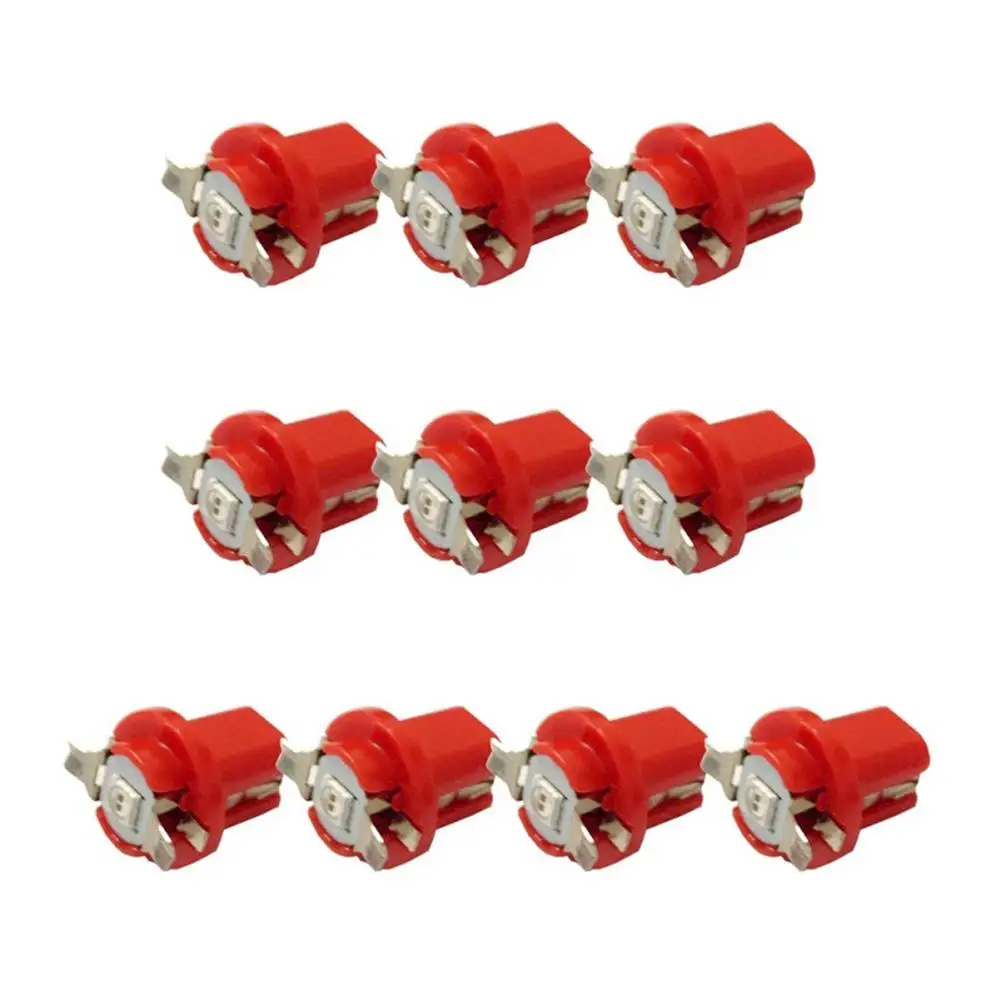 10 шт. креативный T5 B8 5050 1smd светодиодный автомобильный приборной панели лампа