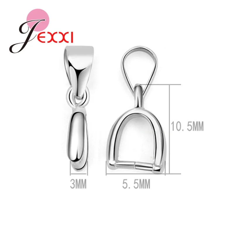 Зажим для бижутерии из серебра 925 пробы 20 шт./лот