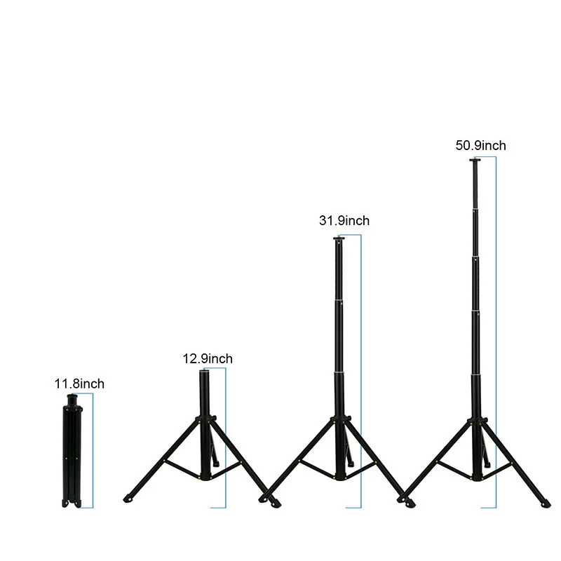 Легкая селфи-палка штатив 51 дюйм выдвижное крепление для телефона подставка с