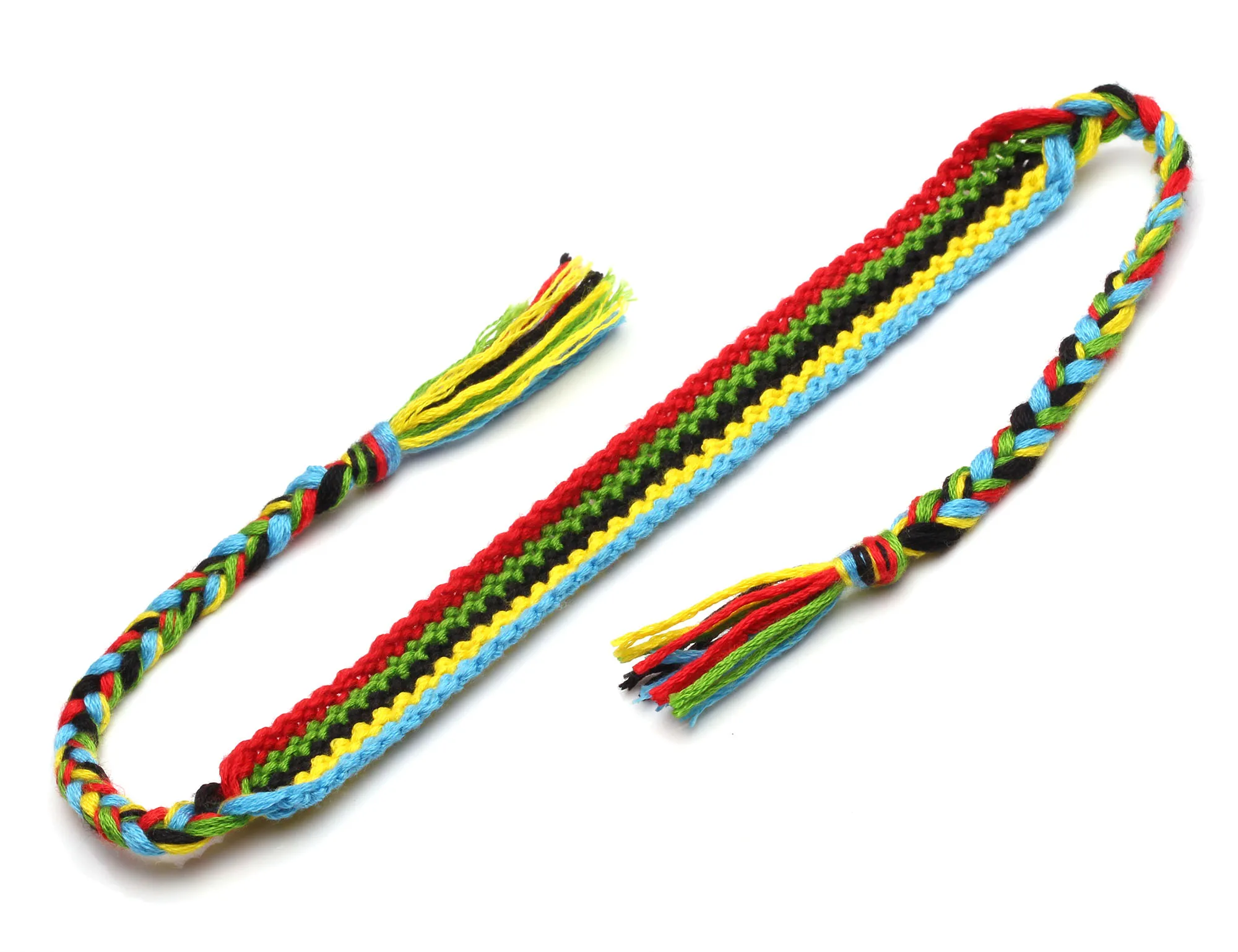 Boho Zipper Woven Friendship Bracelet Women Men Brazilian Hippie Blue Yellow Black Green Red Five Color Streak Jewelry Present |