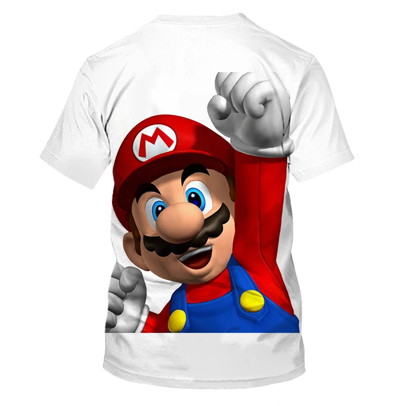 

Classic games Super Mario child Boys girls t shirt Funny Cartoon 3D T-shirt Hip Hop Tshirt 2021 Men Women Summer Casual Tee Tops