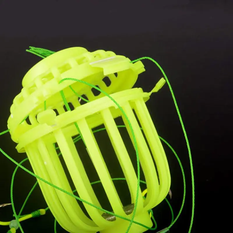 Рыболовный крючок-фонарик рыболовная приманка ловушка для приманки клетка с