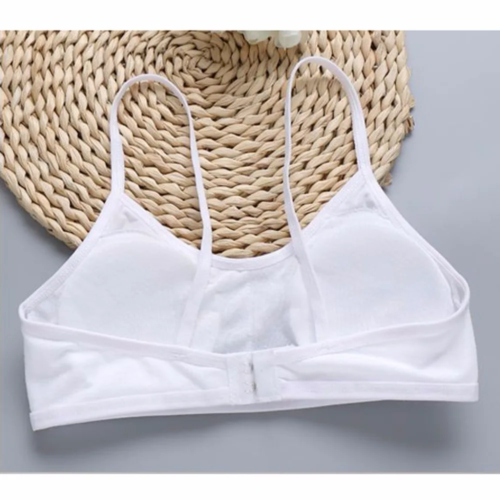 Нижнее белье для девочек подростков хлопковый бюстгальтер с мягкой подкладкой
