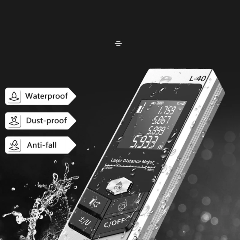 Ручной инфракрасный дальномер измеритель расстояния ручной измерительный