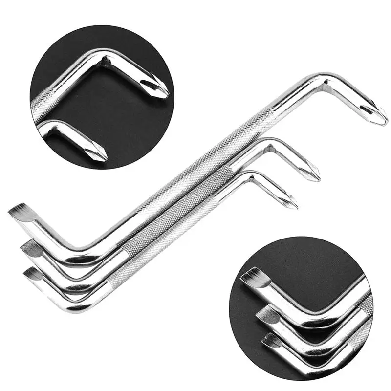 

3PCS Offset Screwdriver 90 Degree Right Angle Z-Type Screwdrivers For Repairing Automotive Electronics Hand Tool Car Repair Tool