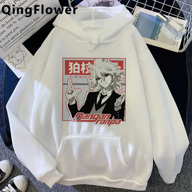 

Мужские толстовки Danganronpa Monokuma Mikan Tsumiki с рисунком из аниме 2021, мужские свитшоты, одежда