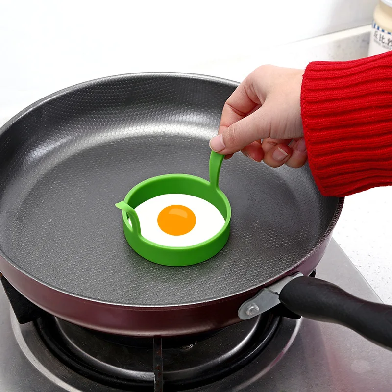 

New Silicone Pancake Omelette Fried Egg Shaper Eggs Mould For Cooking Breakfast Kitchen Gadget Accessories