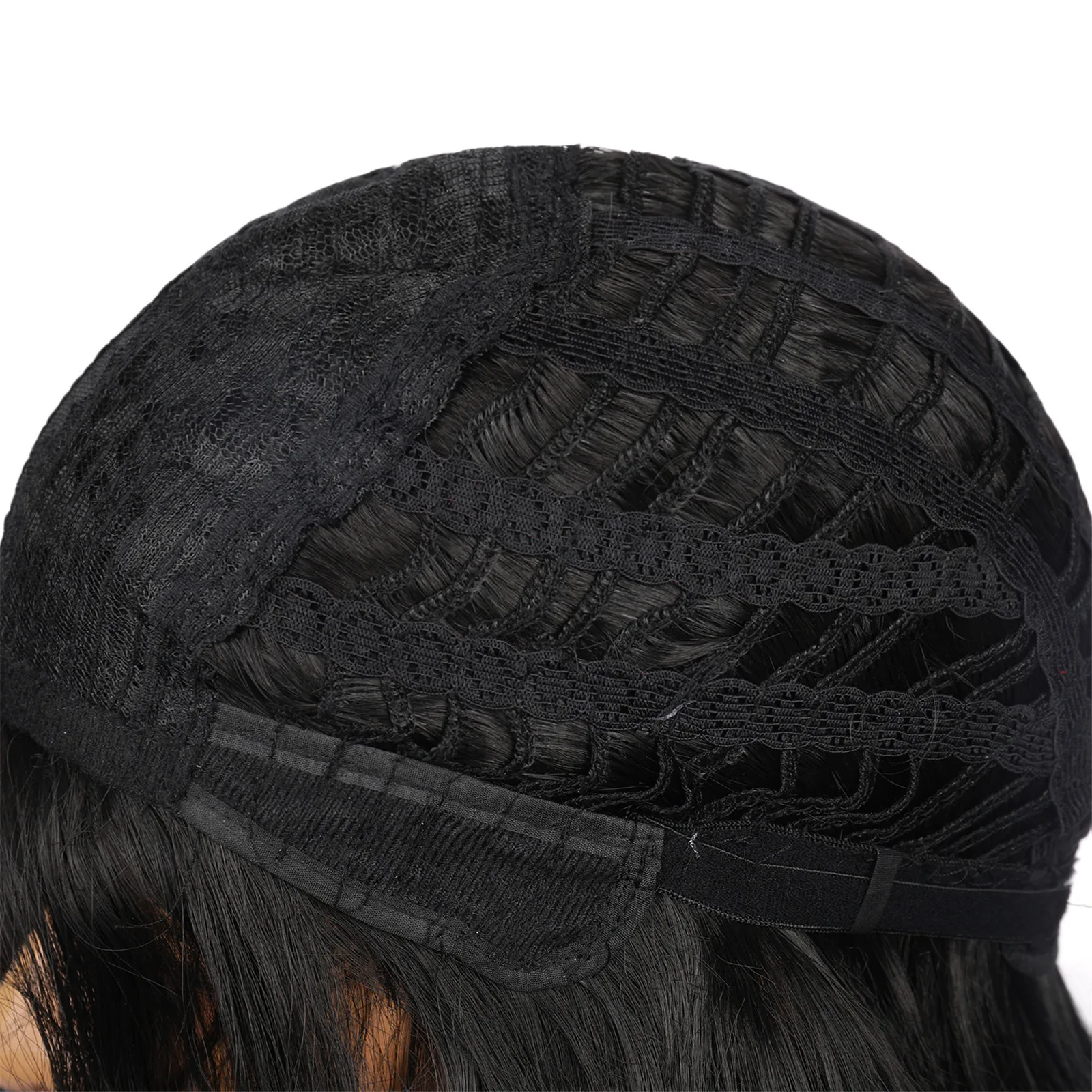 

DAIGELO Fake Hair For Sexy Ladies Fashion Girl Rose Net Gradient Color T Crochet Braids Extensions Wigs Reusable Daily Hair Acce