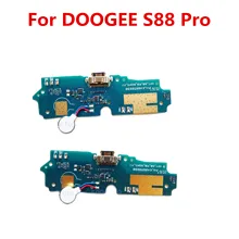 Original New For DOOGEE S88 Pro Cell Phone Inside Parts Usb Board Charging Dock+Motor Vibrator Microphone Flex Cable Accessories