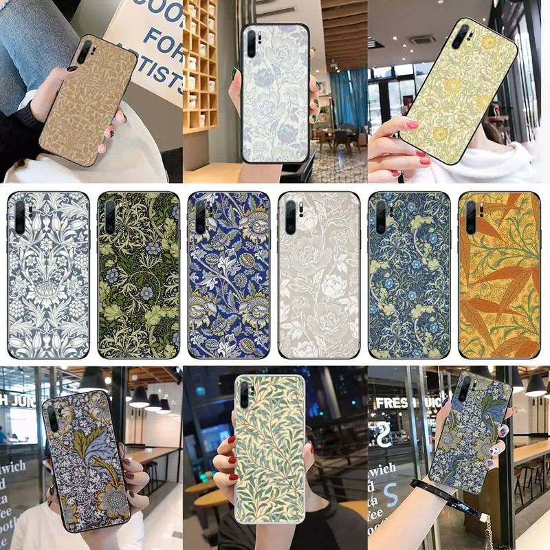 

Morris Designed Phone Case For Huawei P40 P20 P30 Mate 40 20 10 Lite Pro Nova 5t P Smart 2019