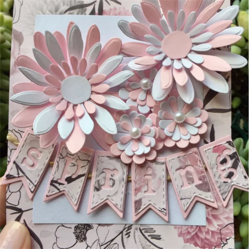 Надписью металлический Трафаретный вырубной штамп цветы трафареты сделай сам