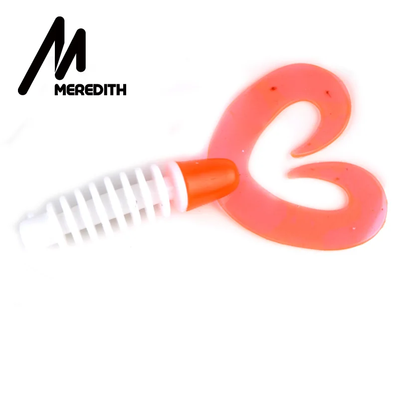MEREDITH 9 см 8 шт 5,8 г рыболовные приманки Stinger Shad мягкие приманки мягкая пластиковая наживка Хищник щука - Цвет: B