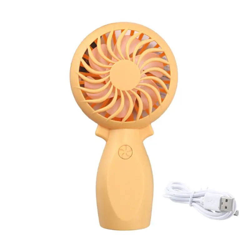 

Mini USB Fan Portable Handheld Rechargeable Handy Air Cooling Fan For Outdoor Home