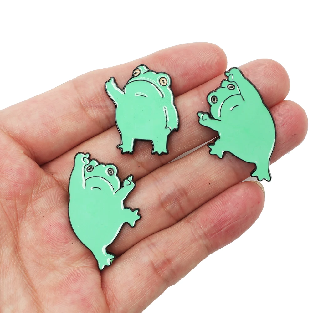 1Pcs Custom Funny Frog Alloy shoe charms DIY Cool Animal shoe decoration for croc jibz kids favor kawaii cute X-mas