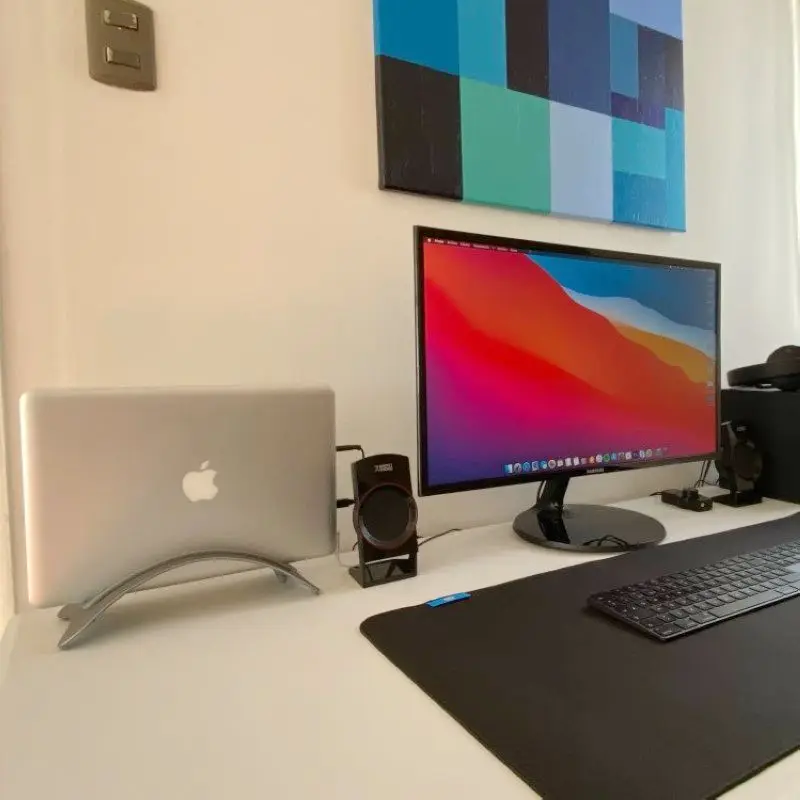 Вертикальная алюминиевая подставка для ноутбука Apple MacBook Pro Air стойка экономии