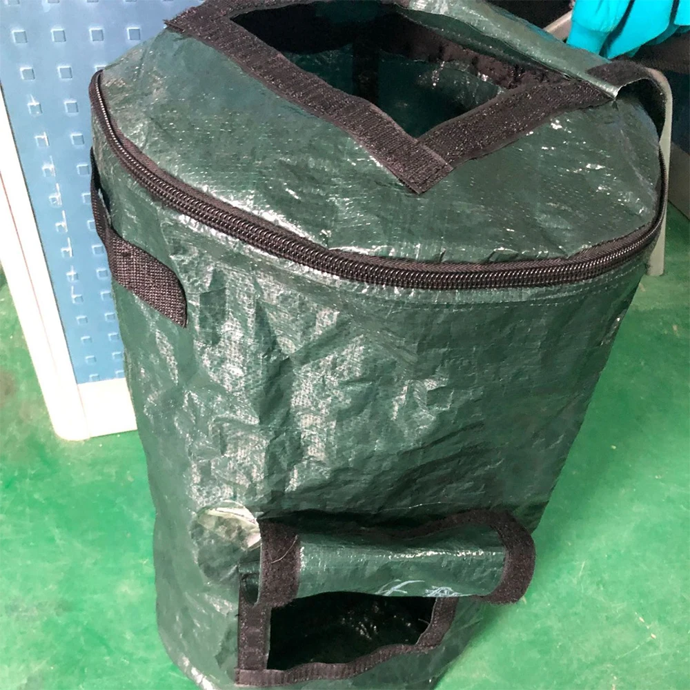 Мешок органических удобрений PE темно зеленый мешок для компоста ферментации