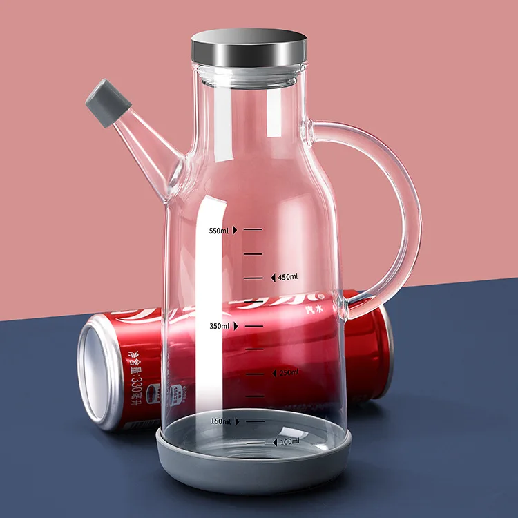 Бутылка для масла из боросиликатного стекла термостойкая 750 мл| |