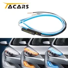 2 шт., гибкие дневные ходовые огсветильник, 60 см