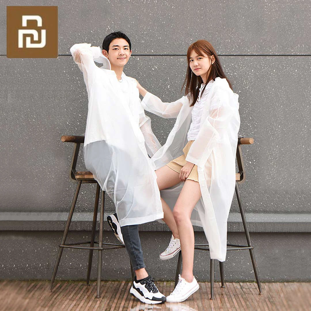 Качественный Белый Универсальный плащ один размер водонепроницаемый и