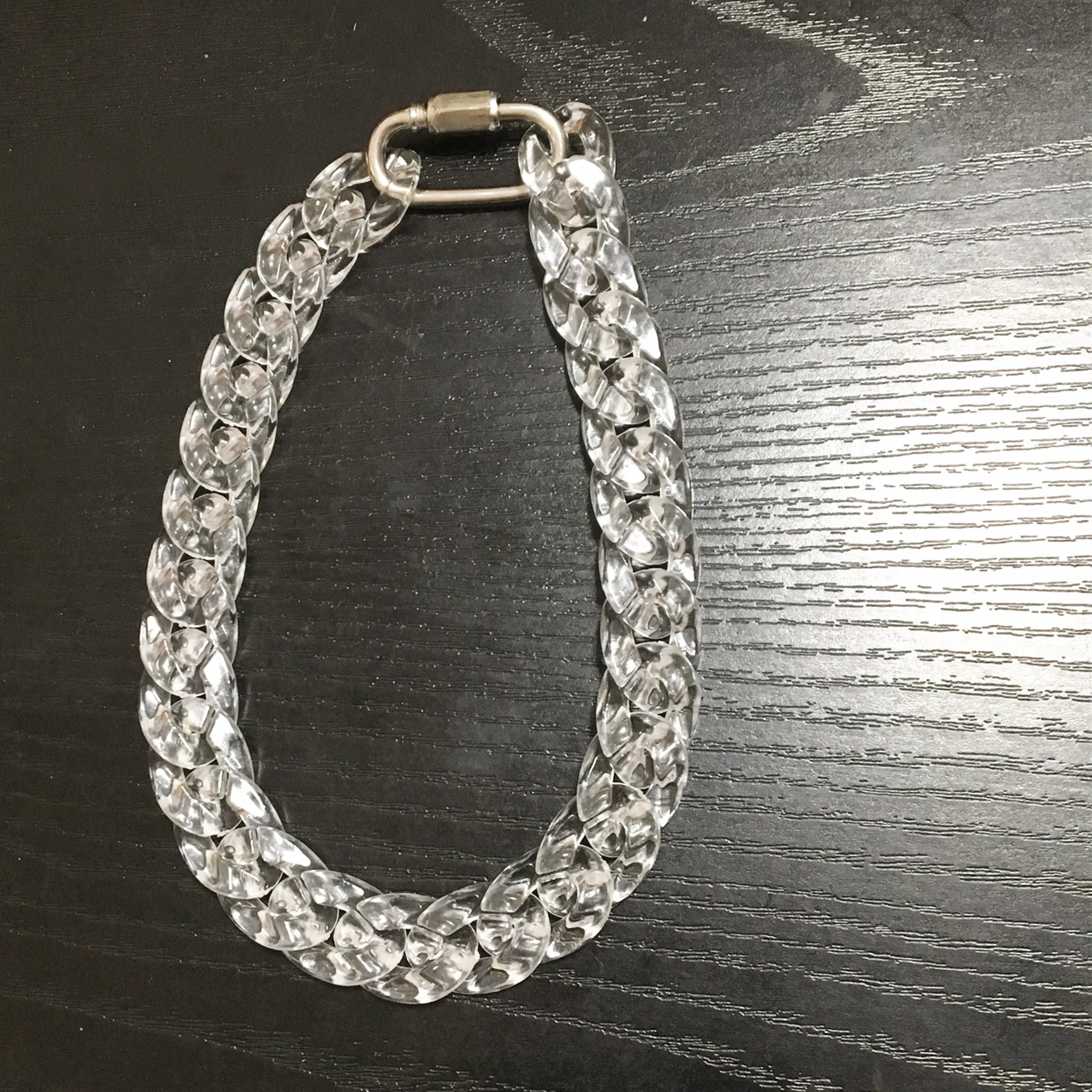 2 шт. овальные стальные застежки с винтовым замком для изготовления ожерелья