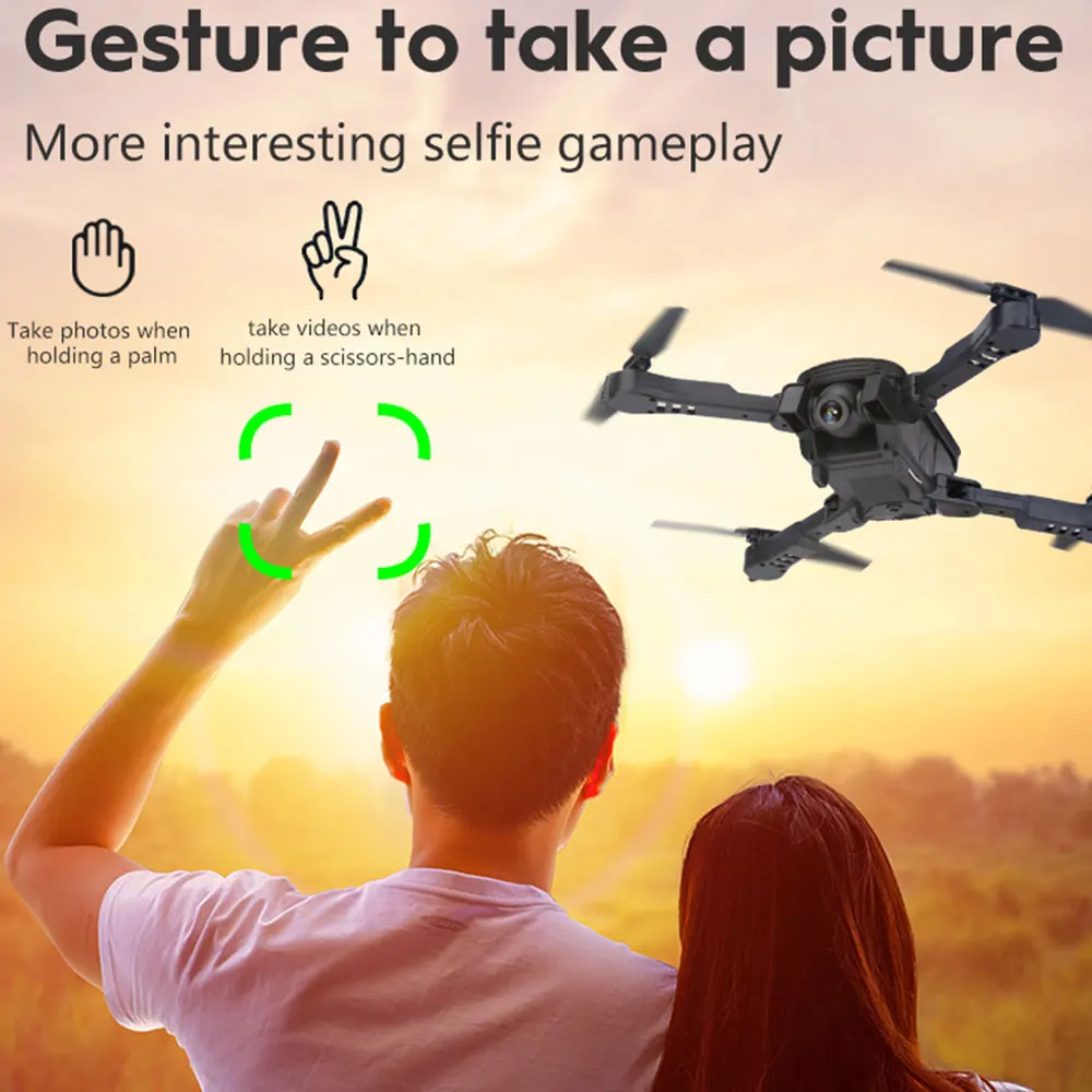 1808 RC Квадрокоптер дроны 4K HD Двойная камера Wi Fi передача FPV оптический поток
