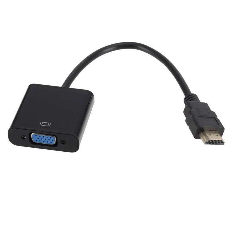 Кабель преобразователь Grwibeou HDMI VGA штекер гнездо цифровой аналоговый HD 1080P для ПК