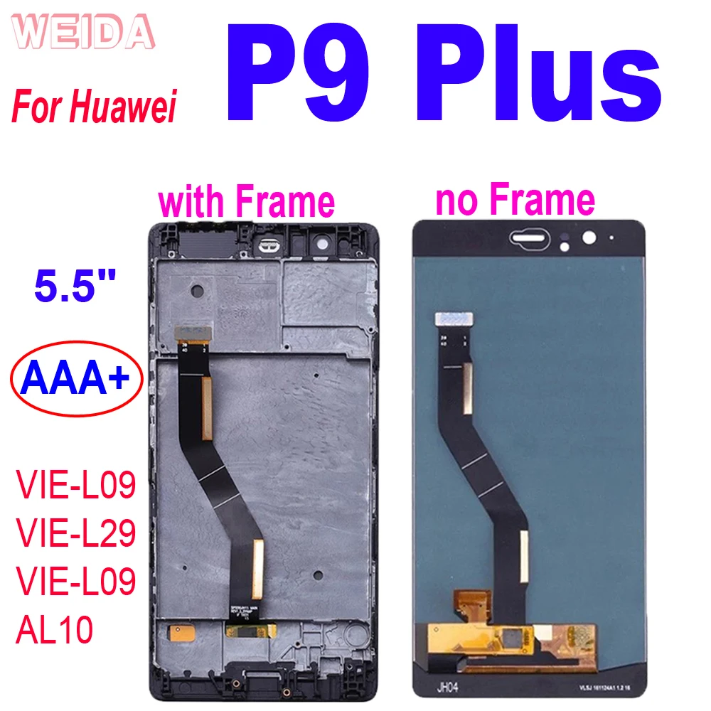 5 &quotдля Huawei P9 Plus ЖК-дисплей сенсорный экран дигитайзер для сборки плюс P9Plus EVA-L09