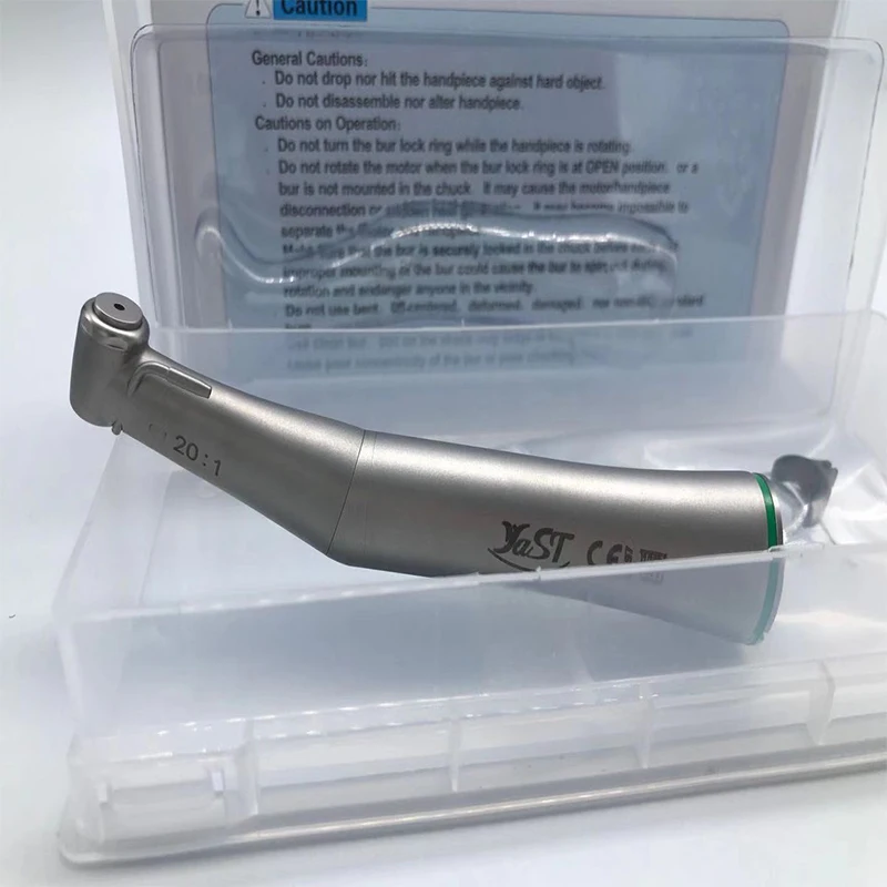 Новый стоматологический волоконно-оптический контра угол Низкая скорость