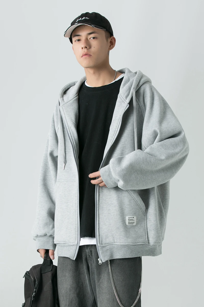 

2020 Brand Mens Pure Color Hoodies Sweatshirts Men Zipper Hoody For Male Clothing Casual Jersey Man Hoodie Sweatshirt M-XXL