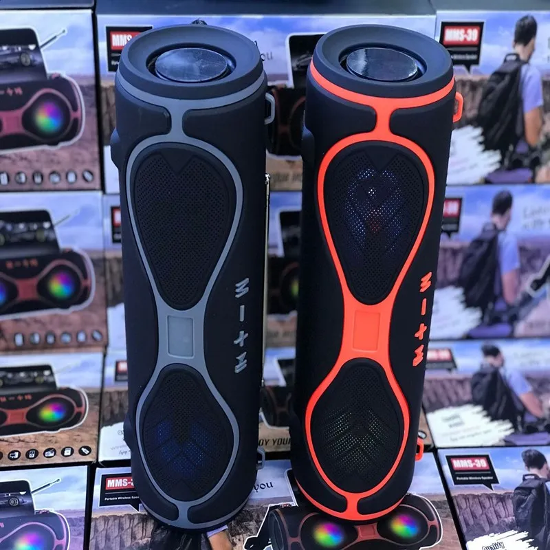 MMS39 colorful lantern multi-function card wireless bluetooth speaker outdoor portable strap mobile phone bracket | Электроника