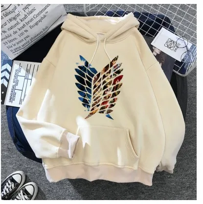 Свитер с капюшоном для косплея из аниме атака на Титанов толстовка куртка