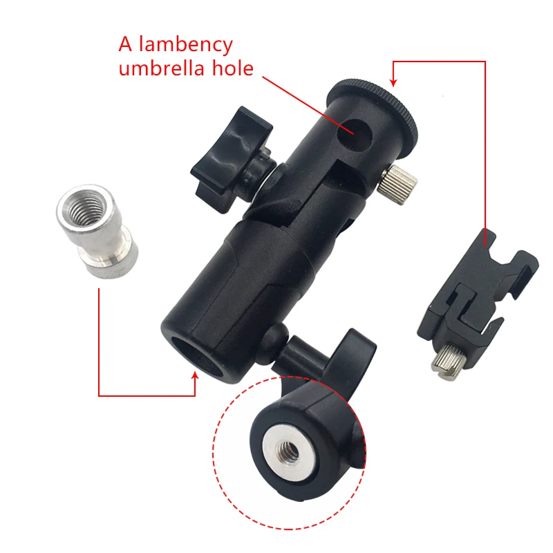 Новинка поворотный держатель для вспышки Горячий башмак зонта адаптер