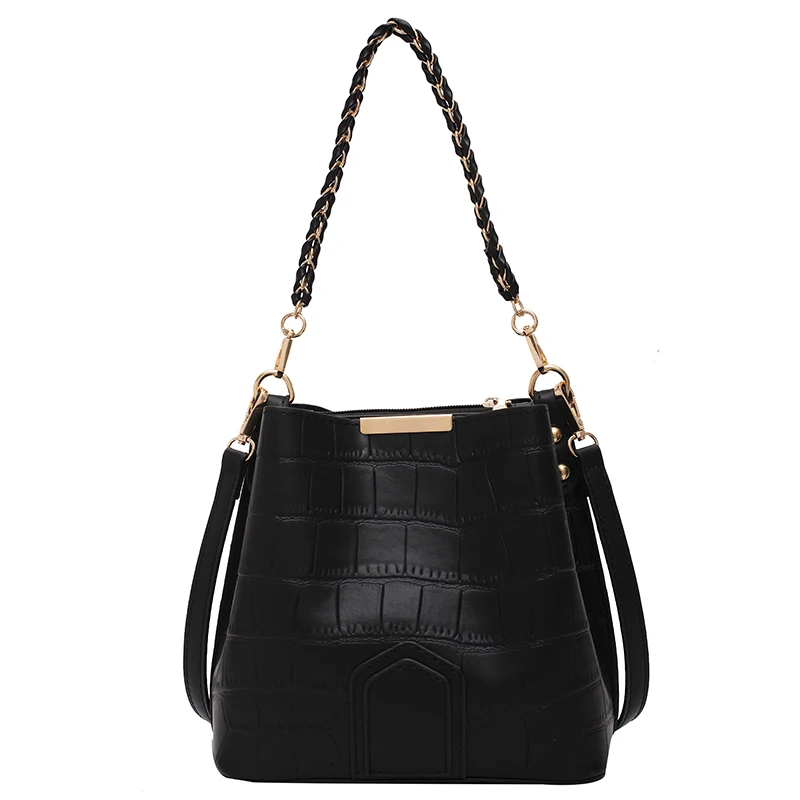 

Stone Pattern PU Leather Crossbody Bags For Women Bag 2021 Trend Shoulder Handbags Female Travel Lady Branded Crossbody Bag