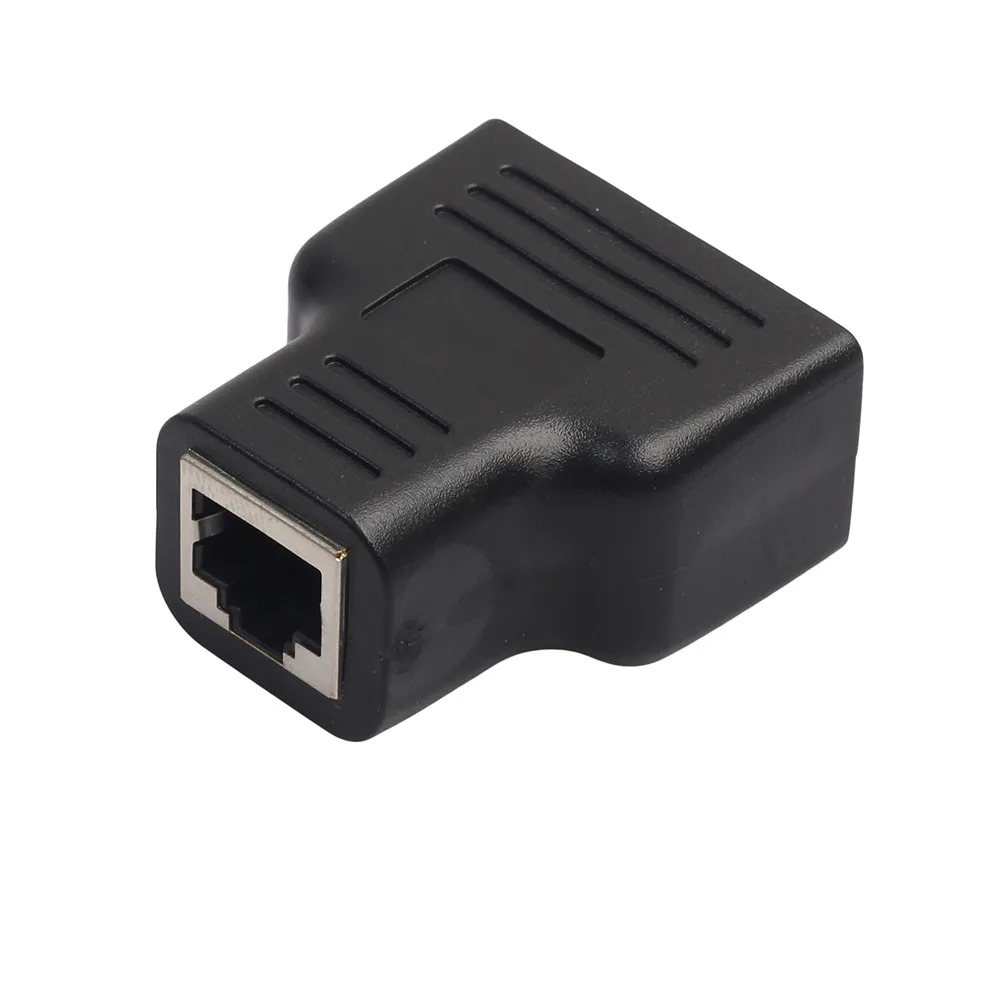 Разветвитель RJ45 с 1 на 2 портами Мама CAT 5/CAT 6|Компьютерные кабели и разъемы| |