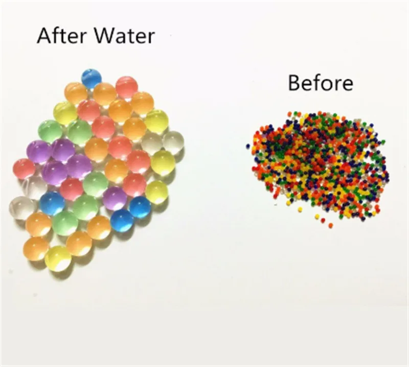 Распродажа! 500 шт. Цвет Фул воды бусины кристаллическая почва кристаллический